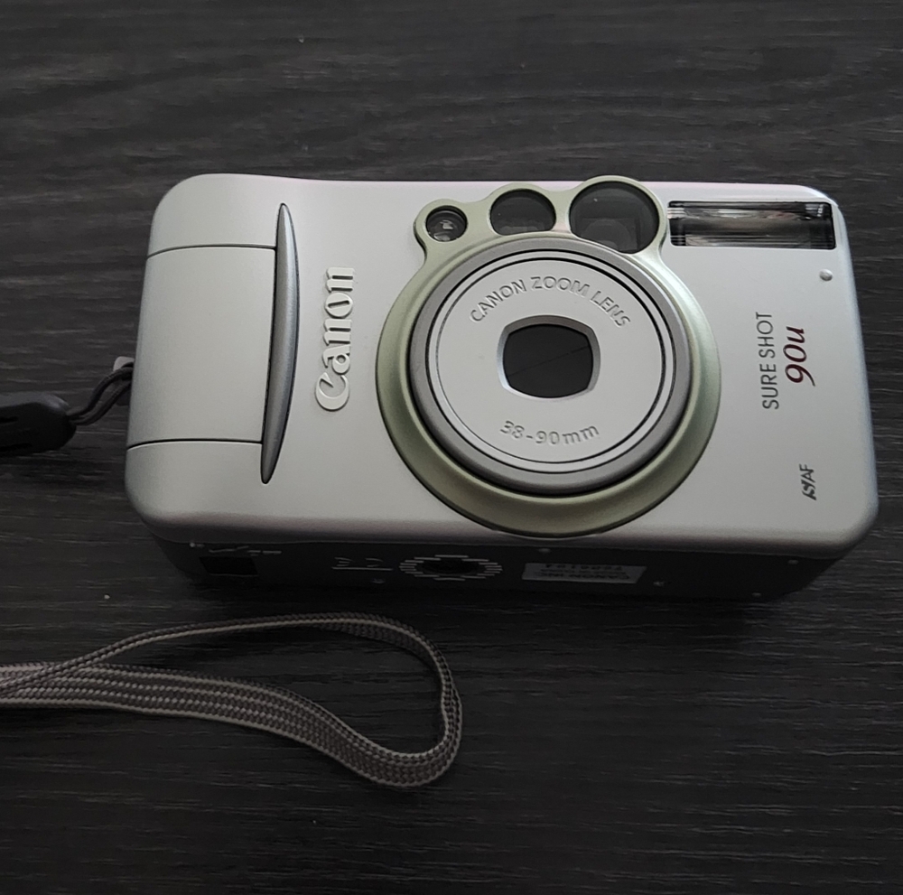 Canon Sure Shot 90U 35mm Point & Shoot Film Camera‎ TESTED and Working
